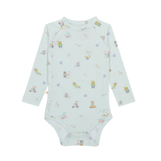 Long Sleeve Onesie 2-Piece Set - Mint