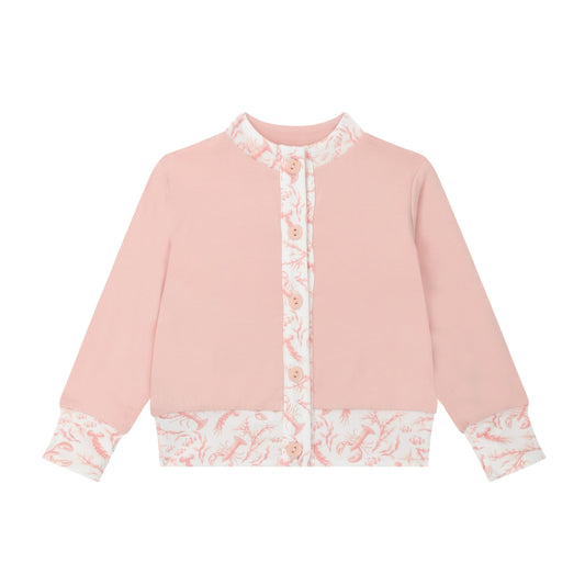 Reversible Cardigan - Pink Reef