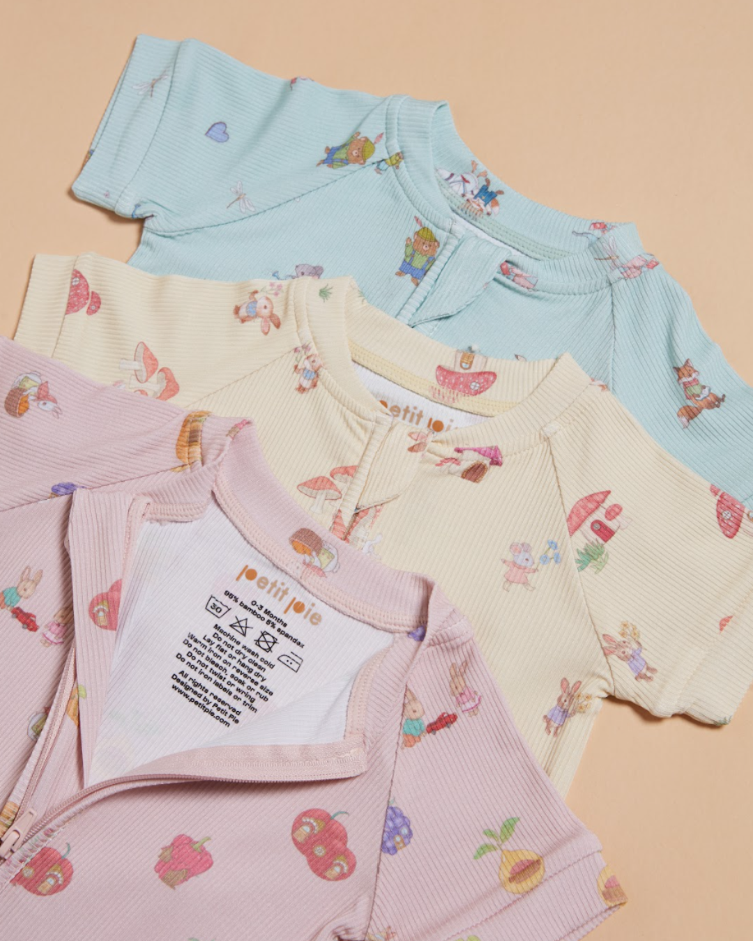 Ribbed Romper - Fruit Cottage