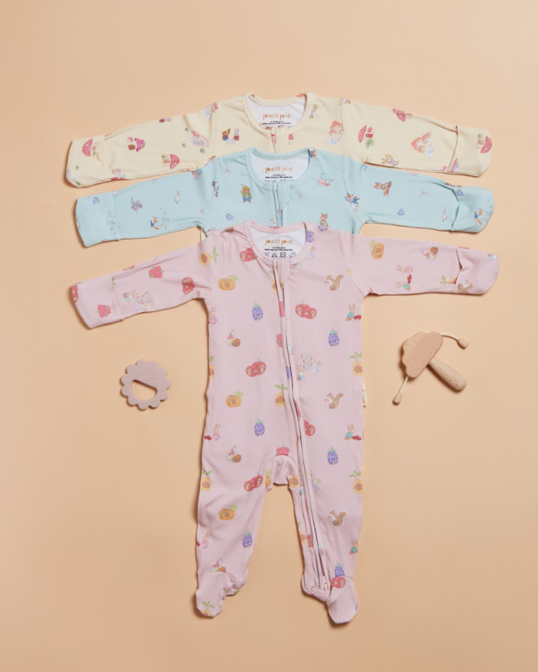 Ribbed Sleepsuit - Pistachio