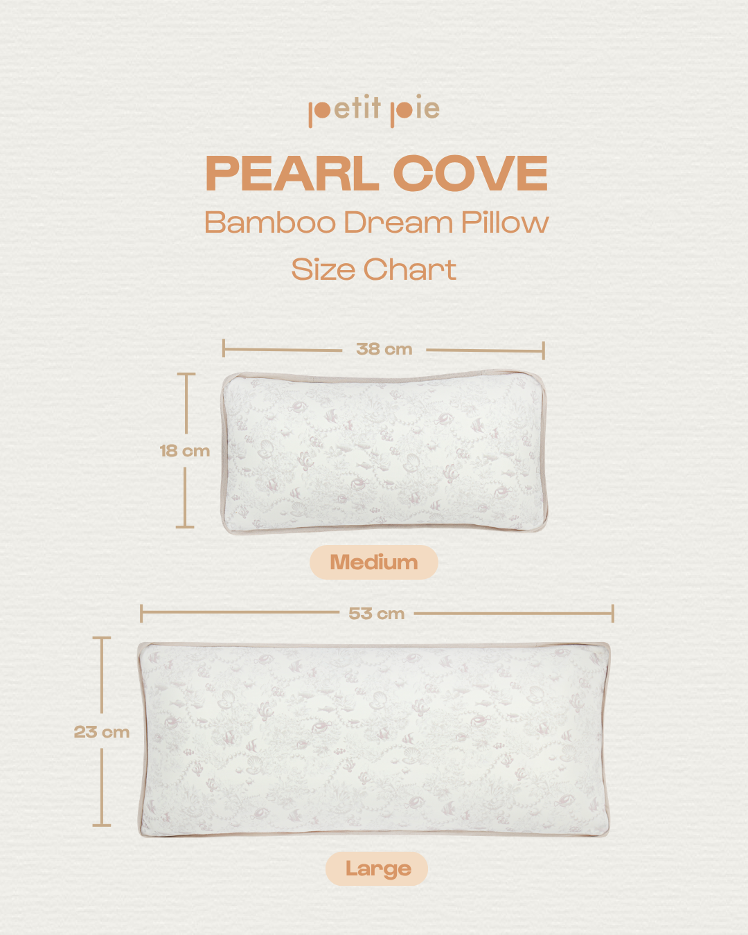 หมอนพร้อมปลอกใยไผ่ - Pearl Cove