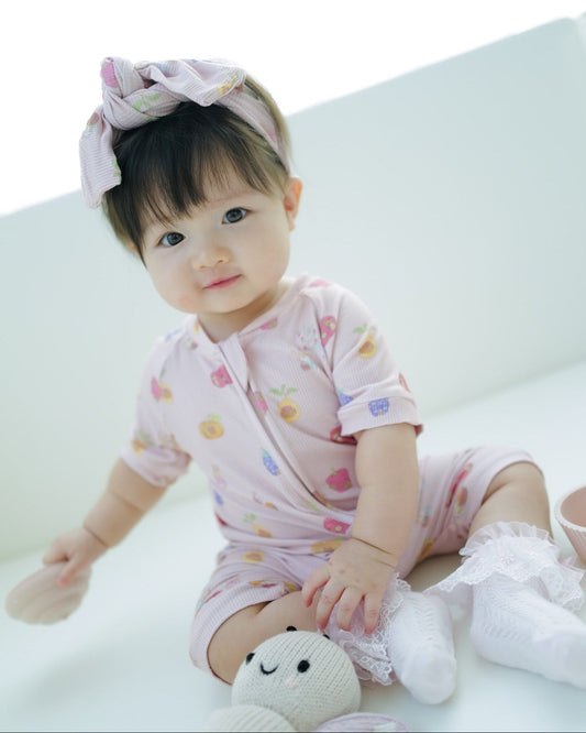Ribbed Romper - Fruit Cottage