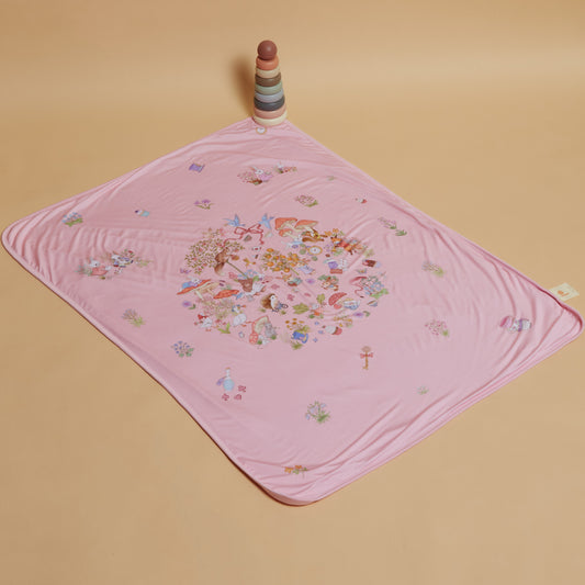 Snug Blanket - Clover Pink