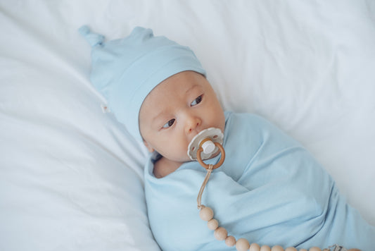 Knot Hat - Dusty Blue