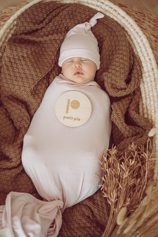 Bamboo Stretch Swaddle - Peony