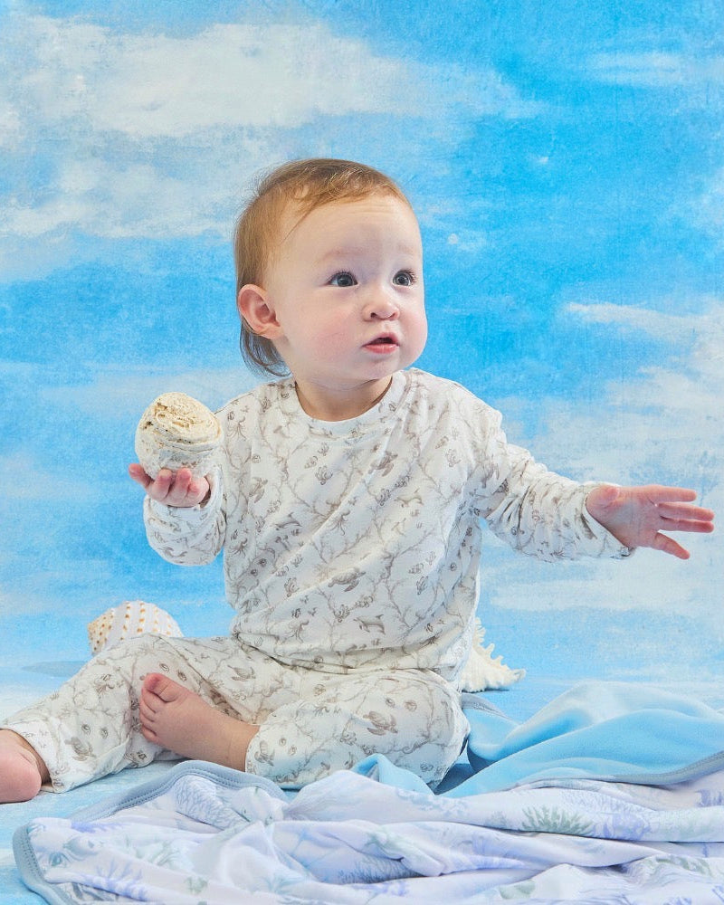 Long Sleeve Pyjamas Set - Stormy Coast