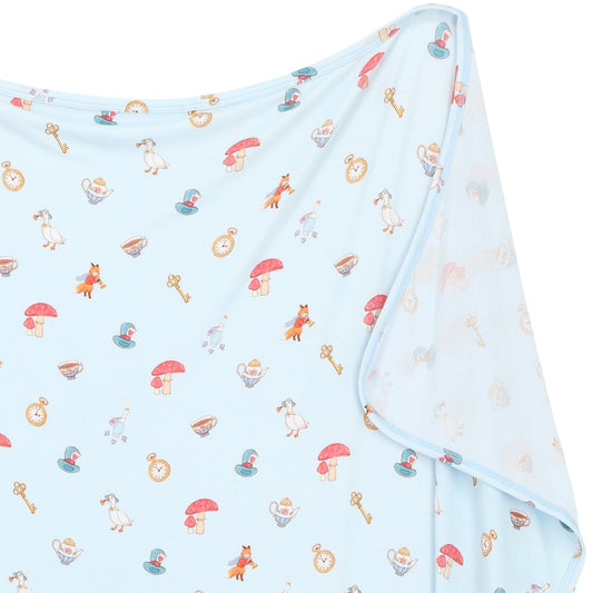 Bamboo Stretch Swaddle - Sky Blue