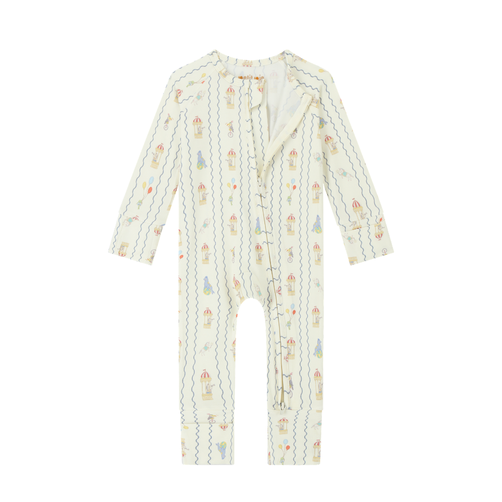 Zip Sleepsuit - Cirque Twirl