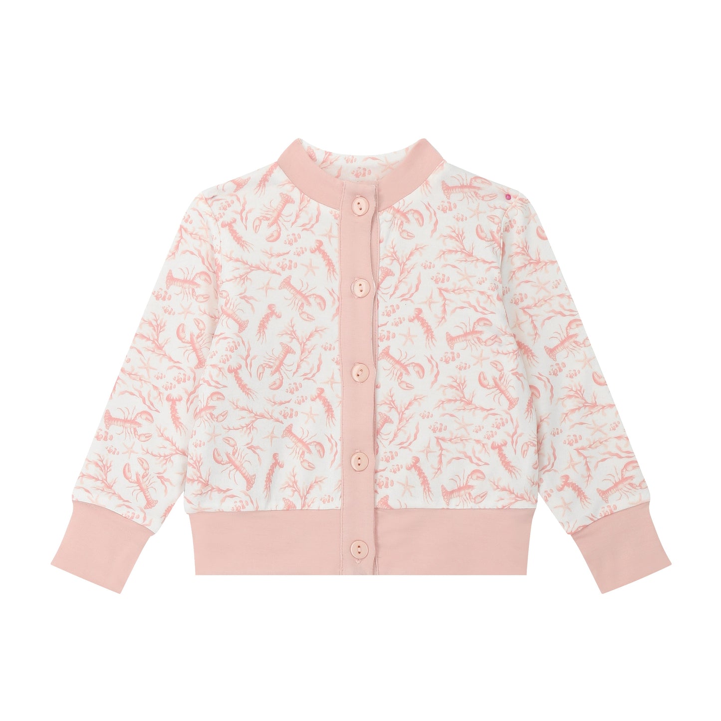 Reversible Cardigan - Pink Reef