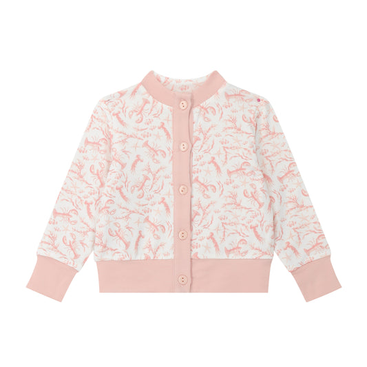Reversible Cardigan - Pink Reef