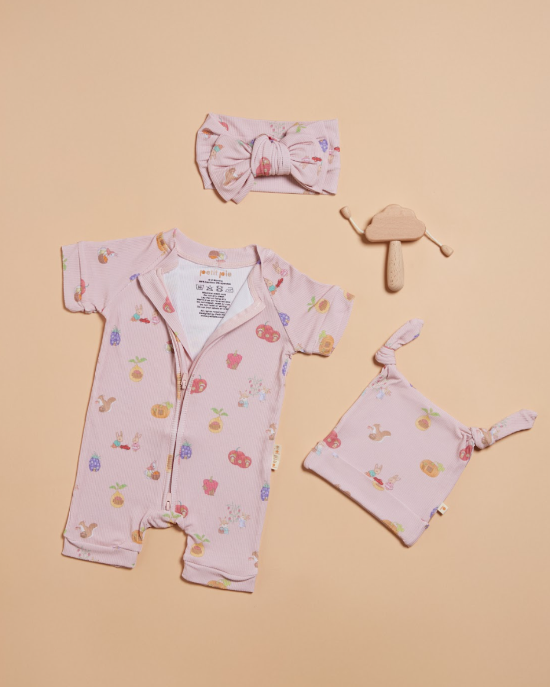 Ribbed Romper - Fruit Cottage