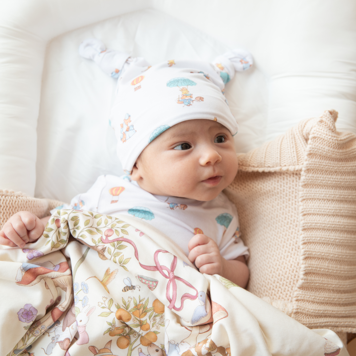 Double Knot Hat - Frost Woodland