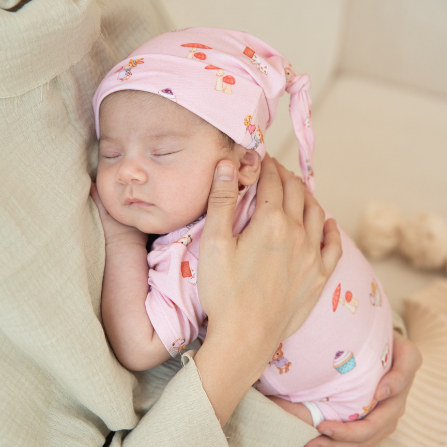 Double Knot Hat - Flowering Cherry