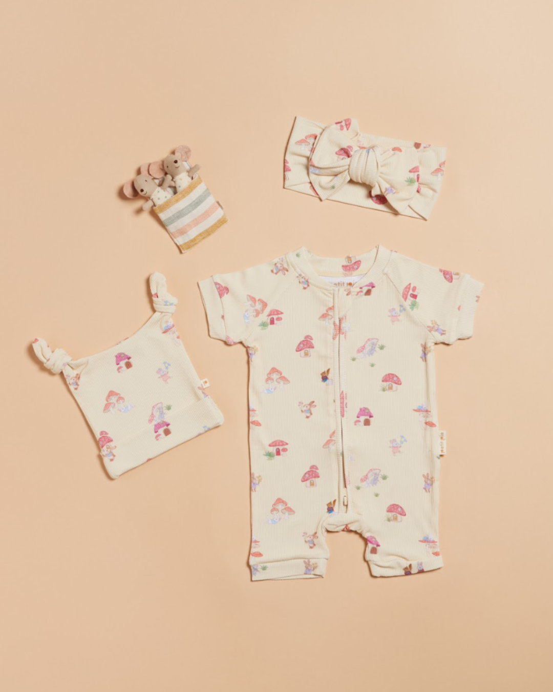 Ribbed Headband - Mellow Mushroom