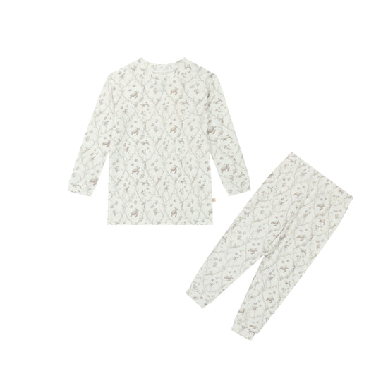 Long Sleeve Pyjamas Set - Stormy Coast