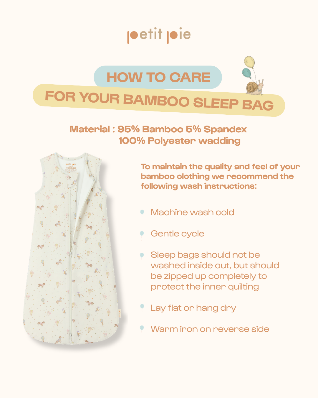 Sleep Bag - Cirque Pastel