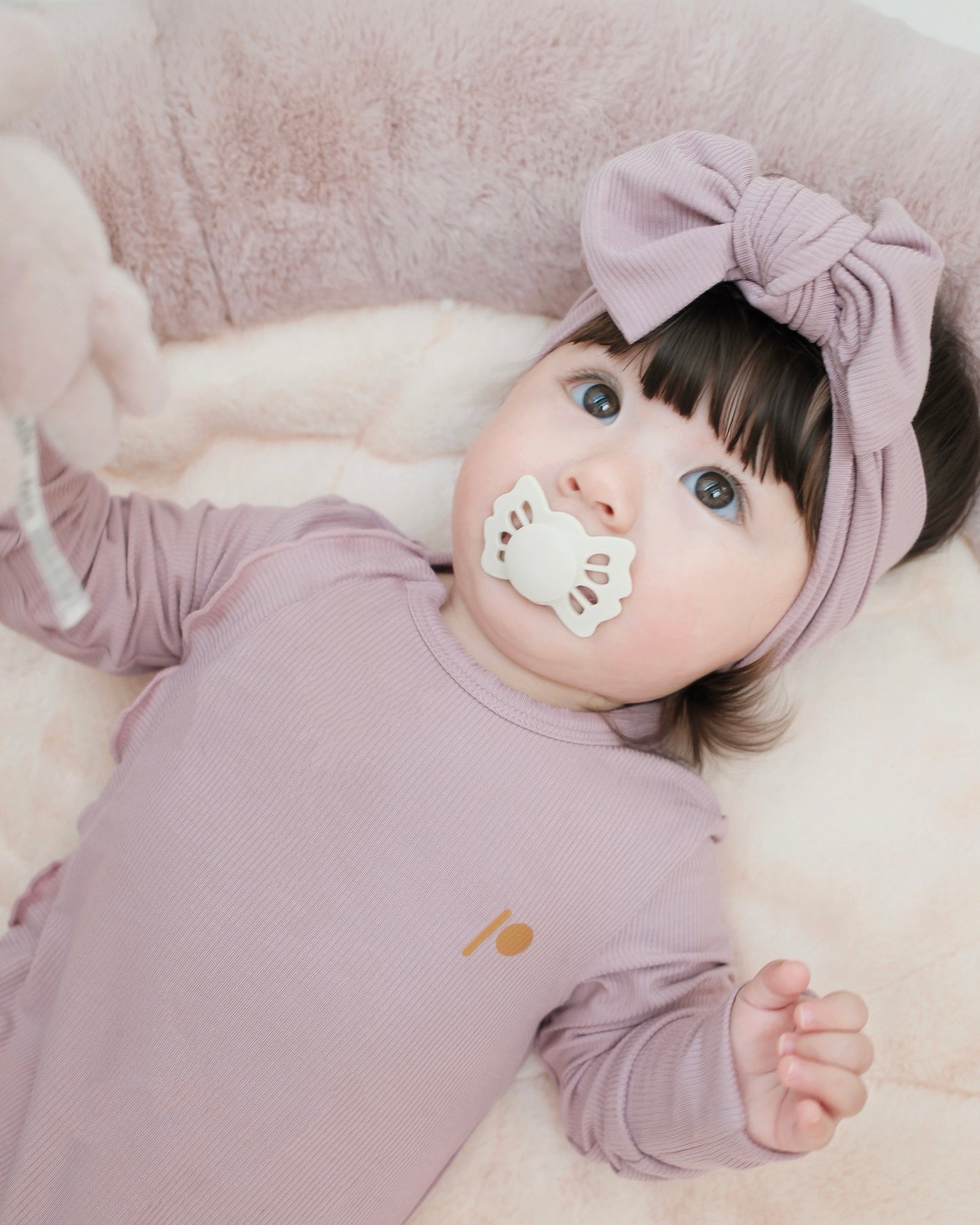 Ribbed Headband - Powder Pink