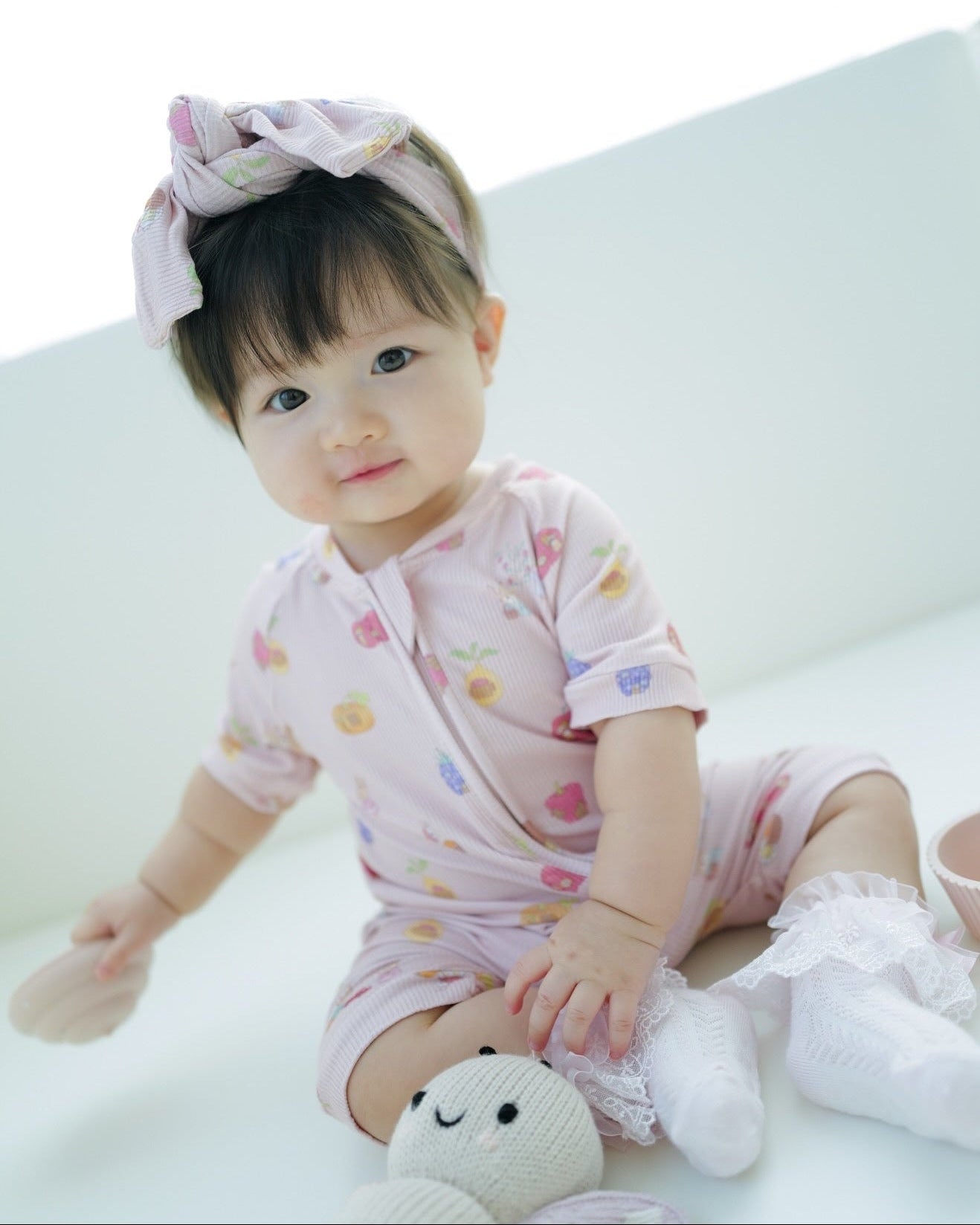 Ribbed Romper - Fruit Cottage