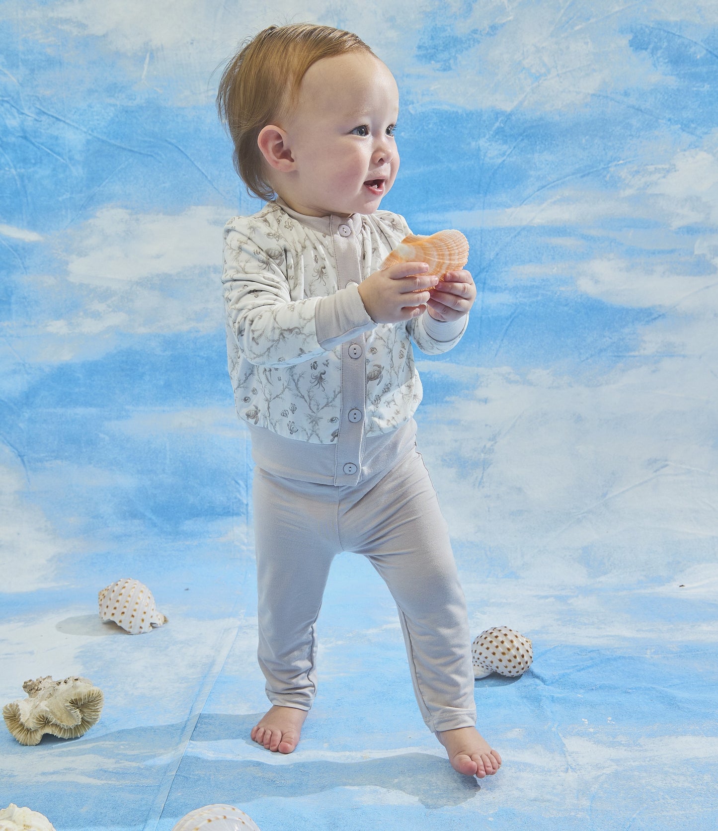 Reversible Cardigan - Stormy Coast