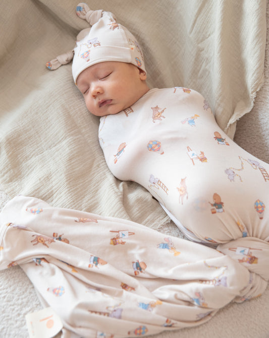 Bamboo Stretch Swaddle - Koala Woodland