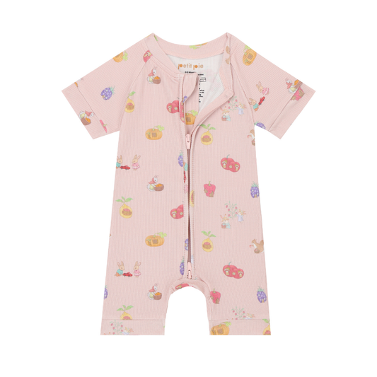 Ribbed Romper - Fruit Cottage