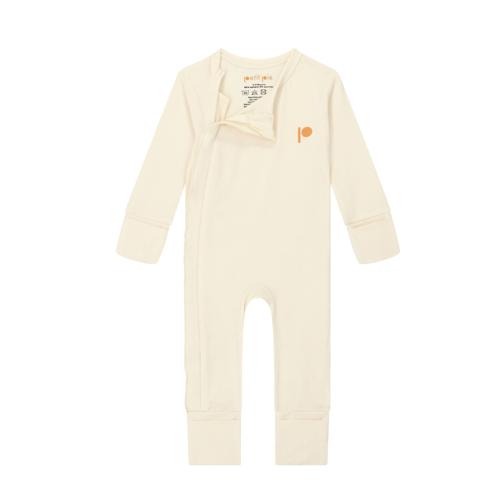 Ribbed Sleepsuit - Butter