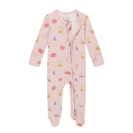 Ribbed Sleepsuit - Fruit Cottage