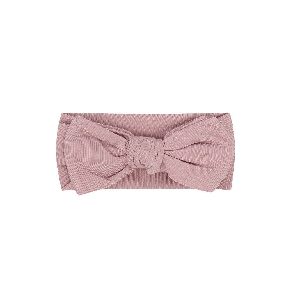 Ribbed Headband - Powder Pink