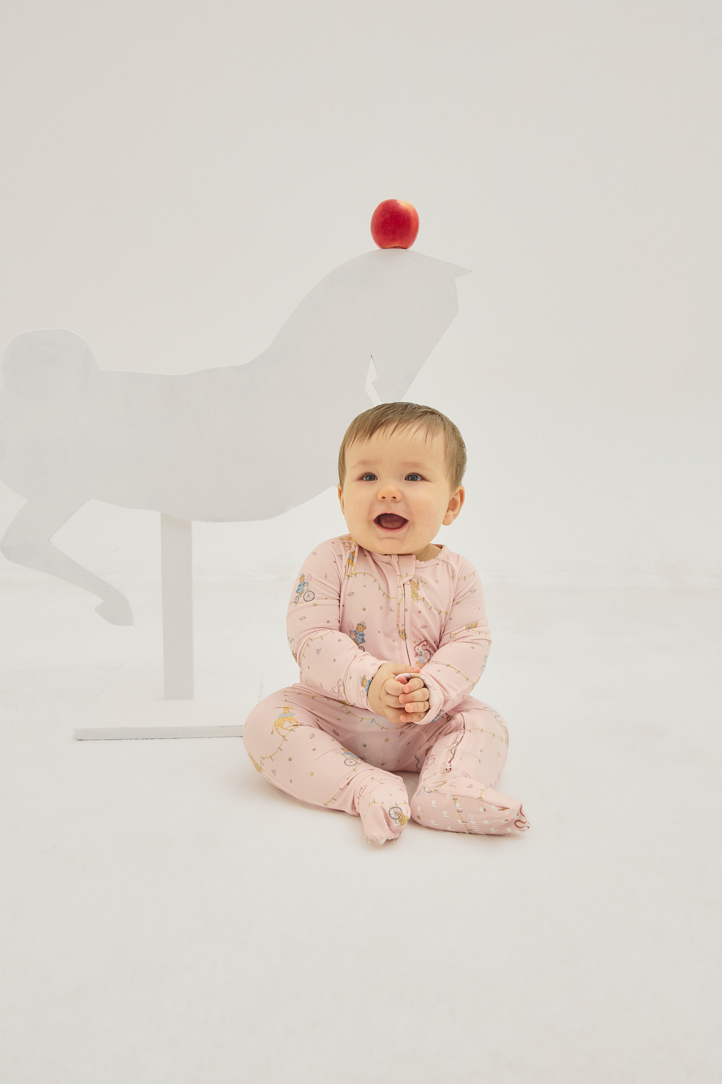 Zip Sleepsuit - Cirque Rose