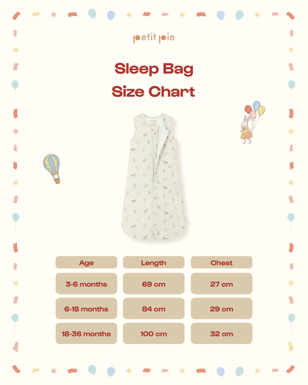 Sleep Bag - Cirque Pastel