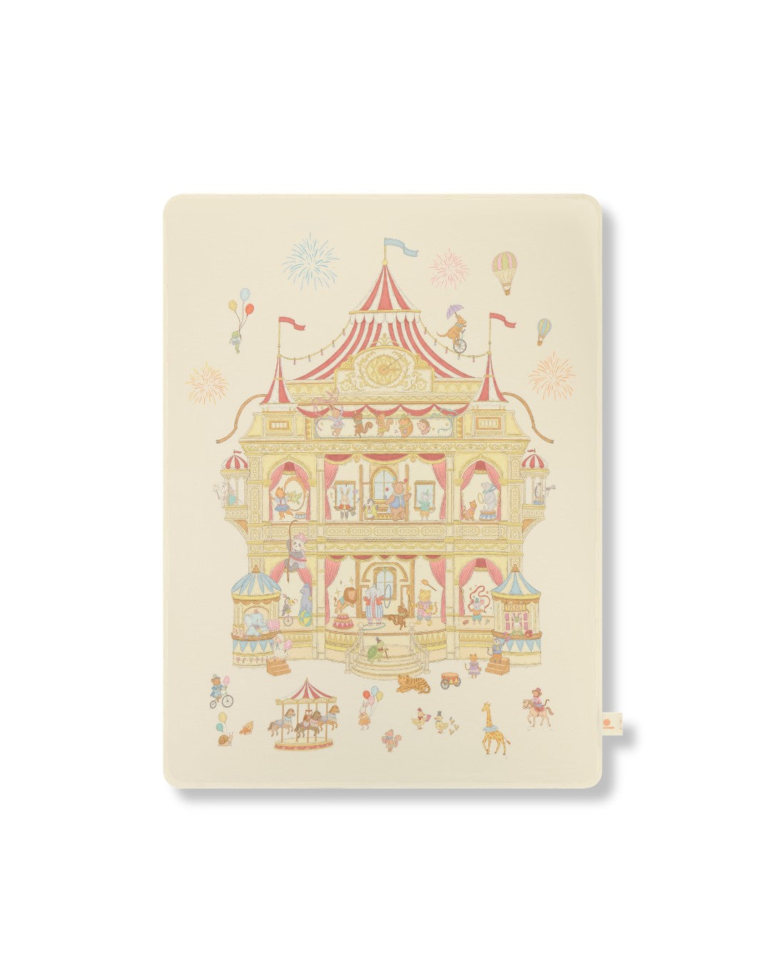 ผ้าห่มใยไผ่ - Clover Pink